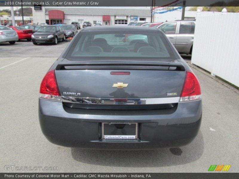 Cyber Gray Metallic / Gray 2010 Chevrolet Impala LS