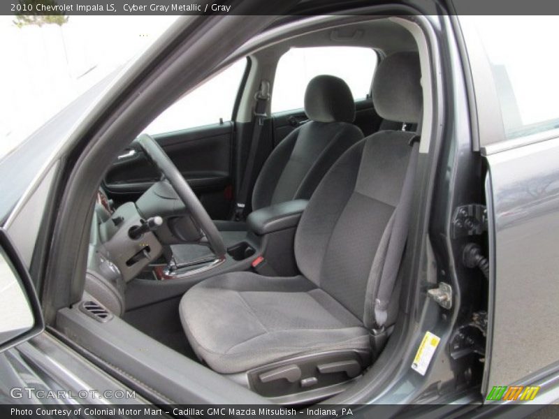 Cyber Gray Metallic / Gray 2010 Chevrolet Impala LS