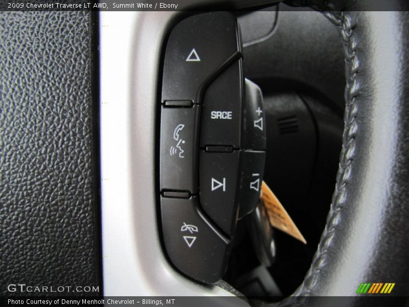 Summit White / Ebony 2009 Chevrolet Traverse LT AWD
