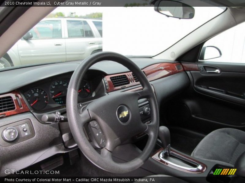 Cyber Gray Metallic / Gray 2010 Chevrolet Impala LS