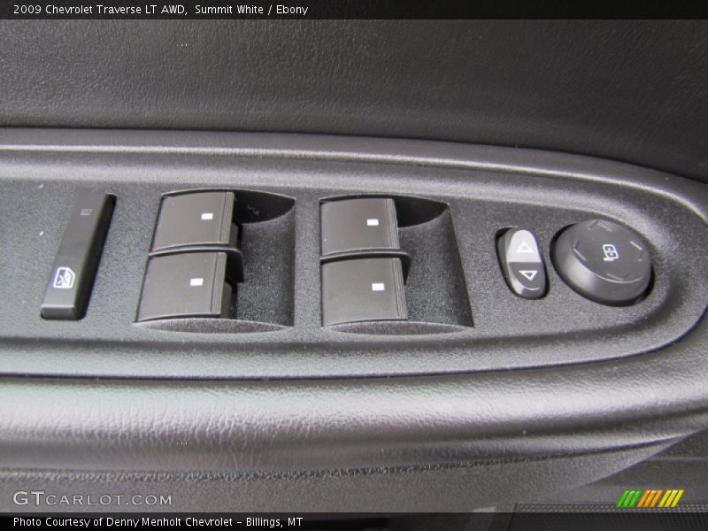 Summit White / Ebony 2009 Chevrolet Traverse LT AWD
