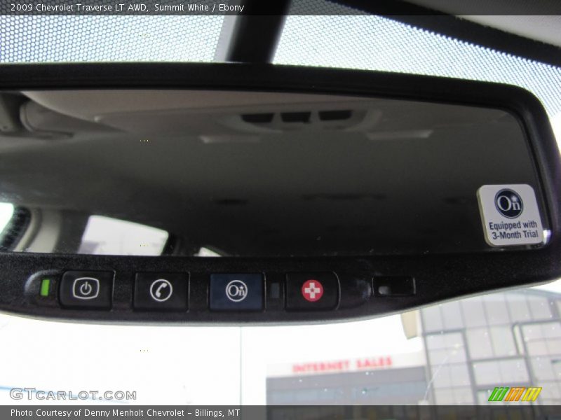 Summit White / Ebony 2009 Chevrolet Traverse LT AWD