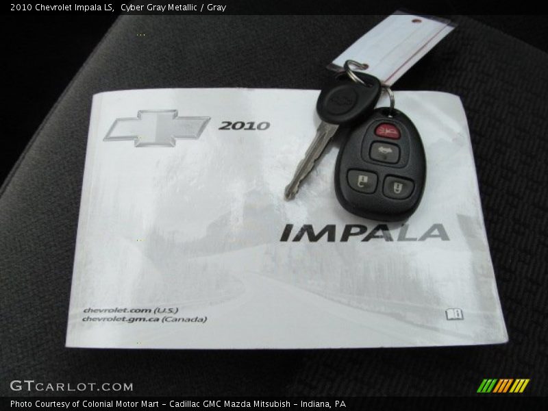 Cyber Gray Metallic / Gray 2010 Chevrolet Impala LS