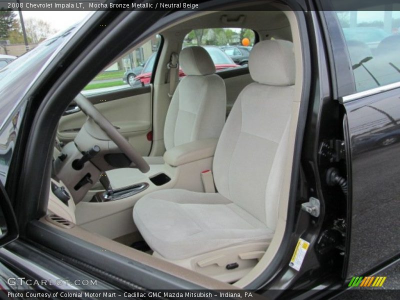 Mocha Bronze Metallic / Neutral Beige 2008 Chevrolet Impala LT