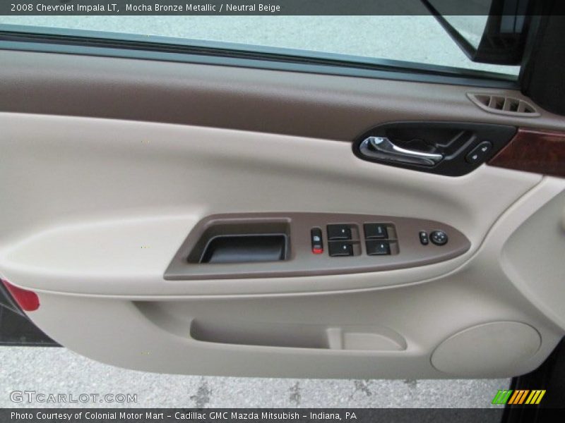 Mocha Bronze Metallic / Neutral Beige 2008 Chevrolet Impala LT