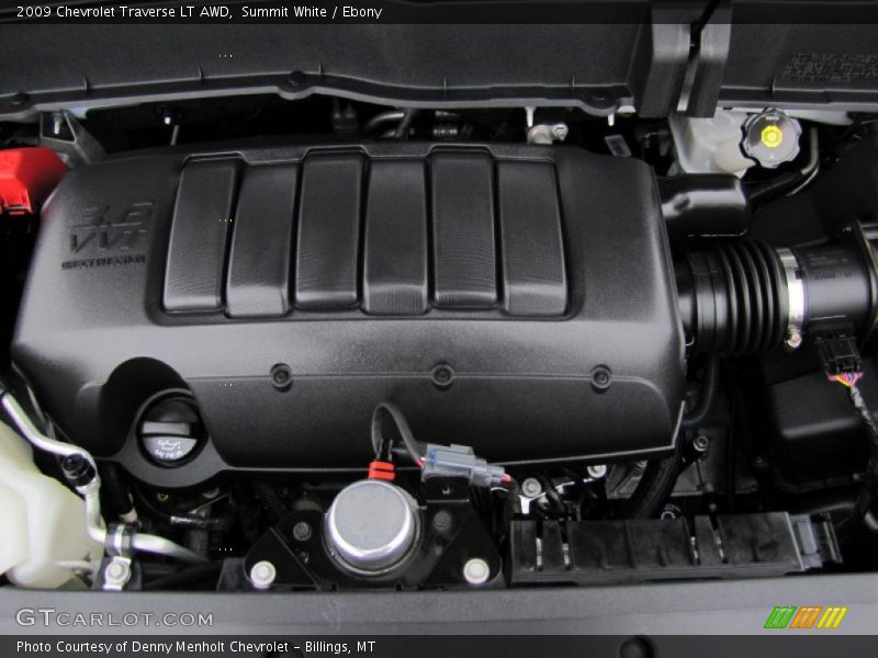 Summit White / Ebony 2009 Chevrolet Traverse LT AWD