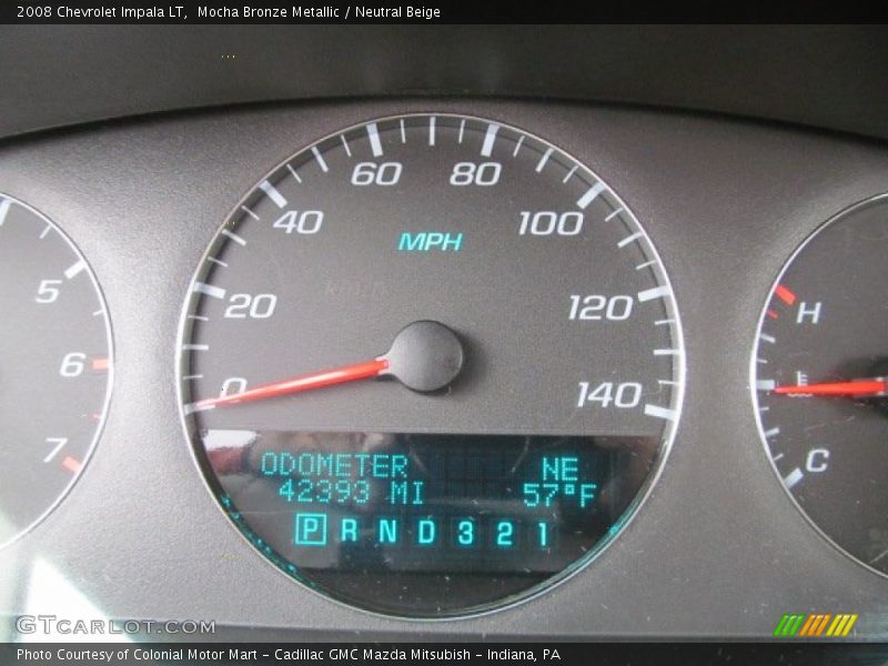 Mocha Bronze Metallic / Neutral Beige 2008 Chevrolet Impala LT