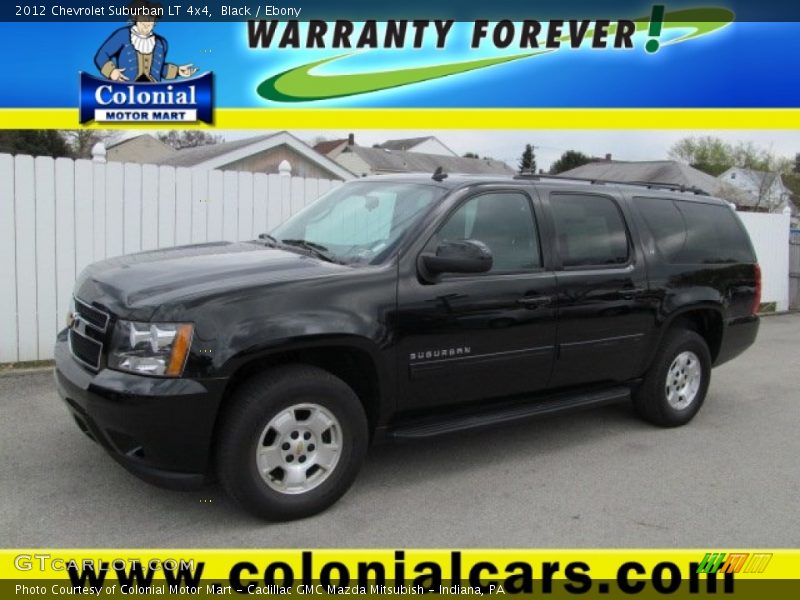 Black / Ebony 2012 Chevrolet Suburban LT 4x4