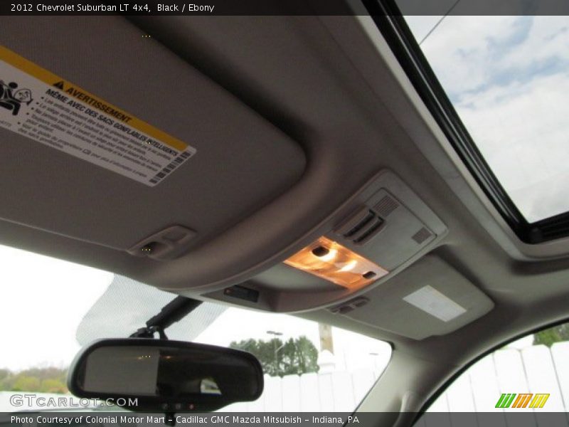 Black / Ebony 2012 Chevrolet Suburban LT 4x4