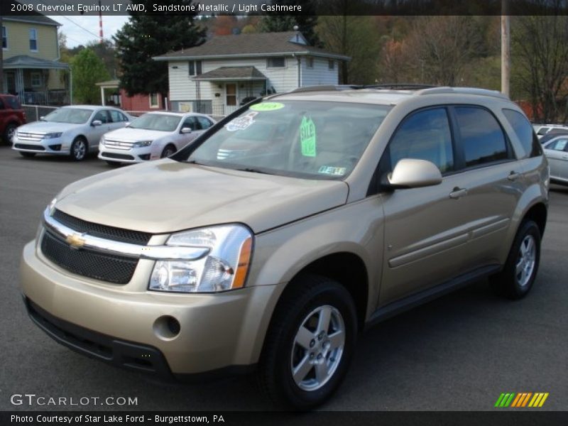Sandstone Metallic / Light Cashmere 2008 Chevrolet Equinox LT AWD