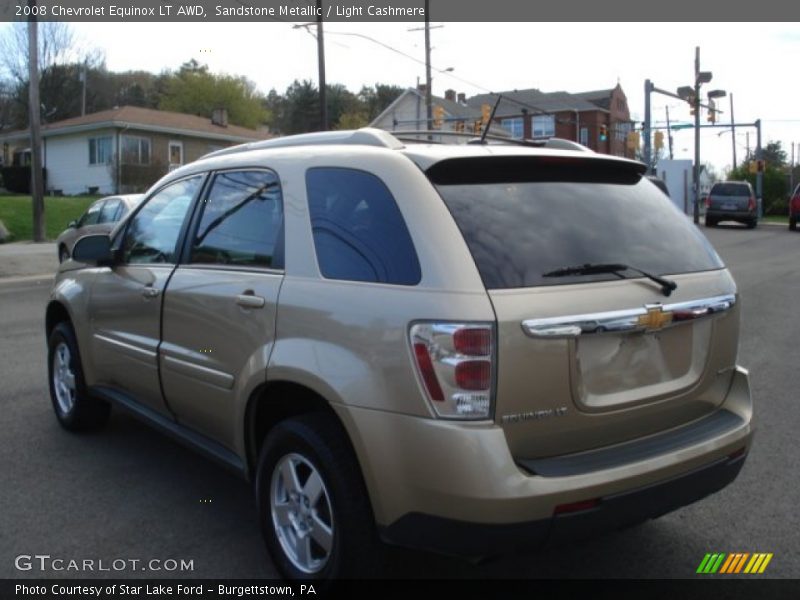 Sandstone Metallic / Light Cashmere 2008 Chevrolet Equinox LT AWD