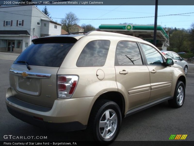 Sandstone Metallic / Light Cashmere 2008 Chevrolet Equinox LT AWD