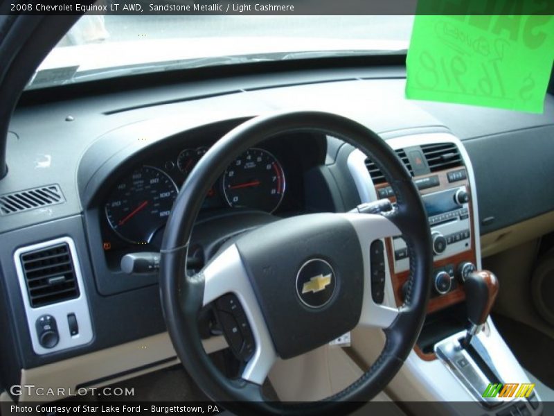 Sandstone Metallic / Light Cashmere 2008 Chevrolet Equinox LT AWD