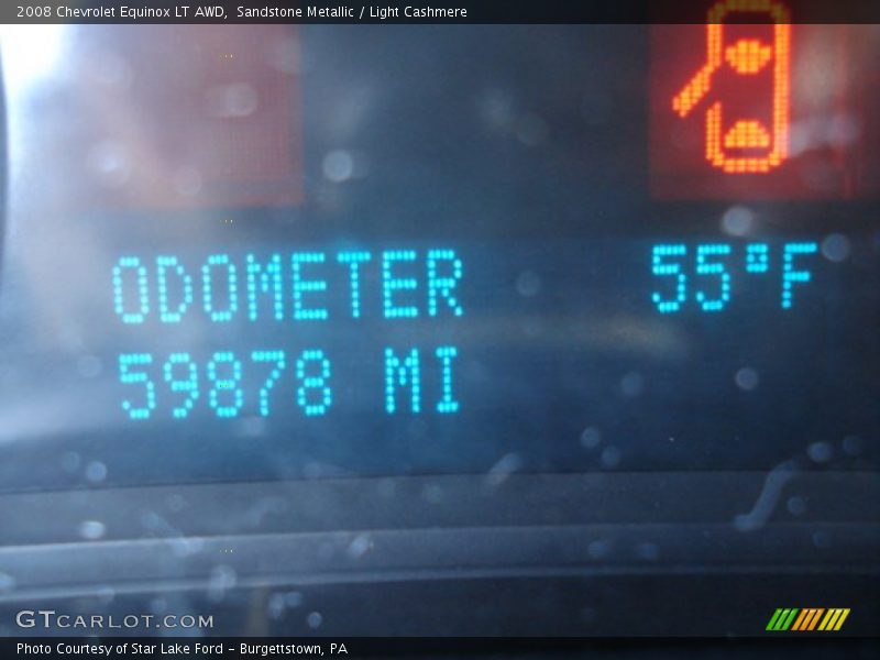 Sandstone Metallic / Light Cashmere 2008 Chevrolet Equinox LT AWD