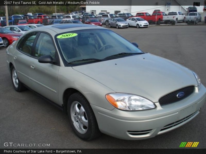 Gold Ash Metallic / Medium/Dark Pebble 2007 Ford Taurus SE