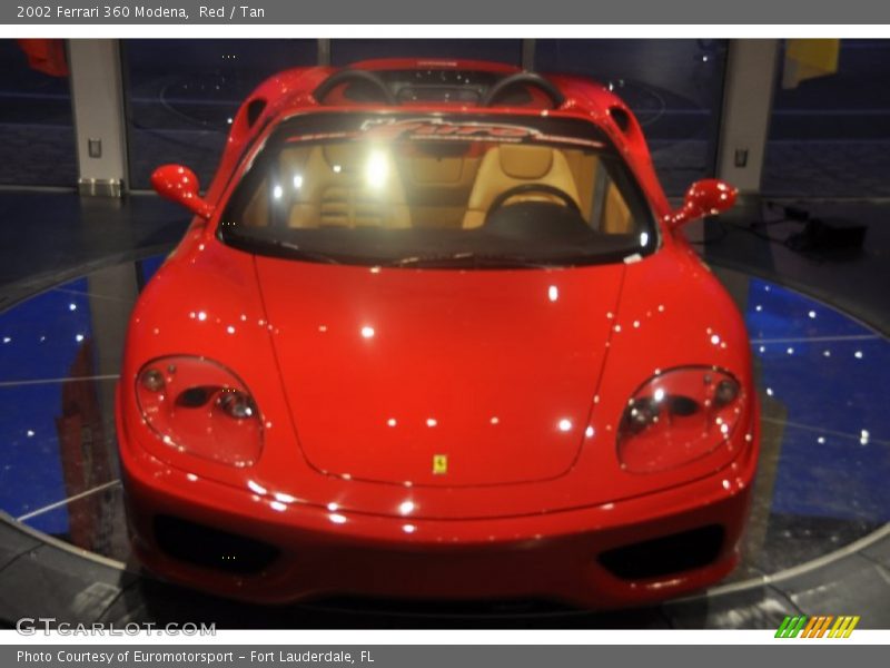 Red / Tan 2002 Ferrari 360 Modena