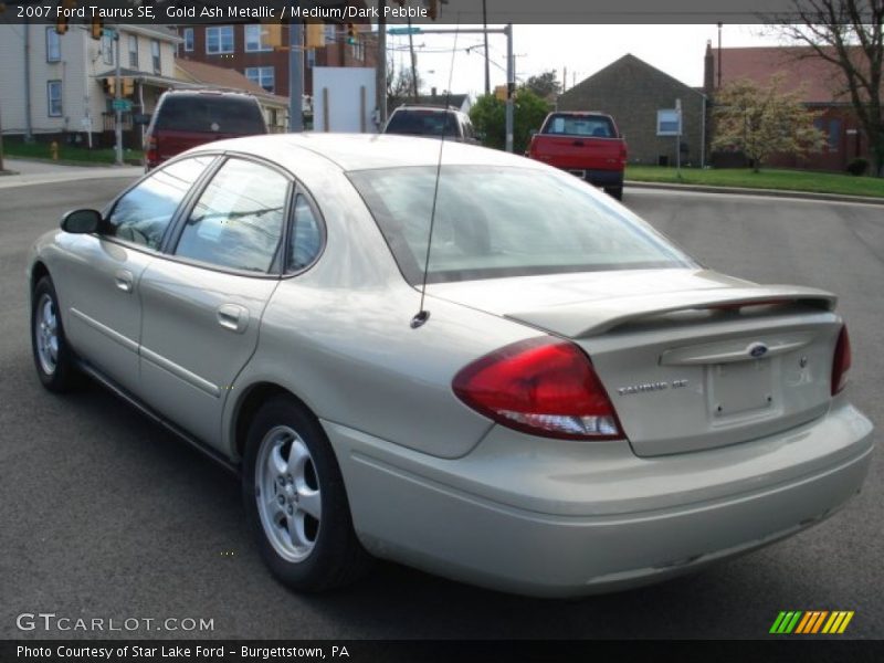 Gold Ash Metallic / Medium/Dark Pebble 2007 Ford Taurus SE