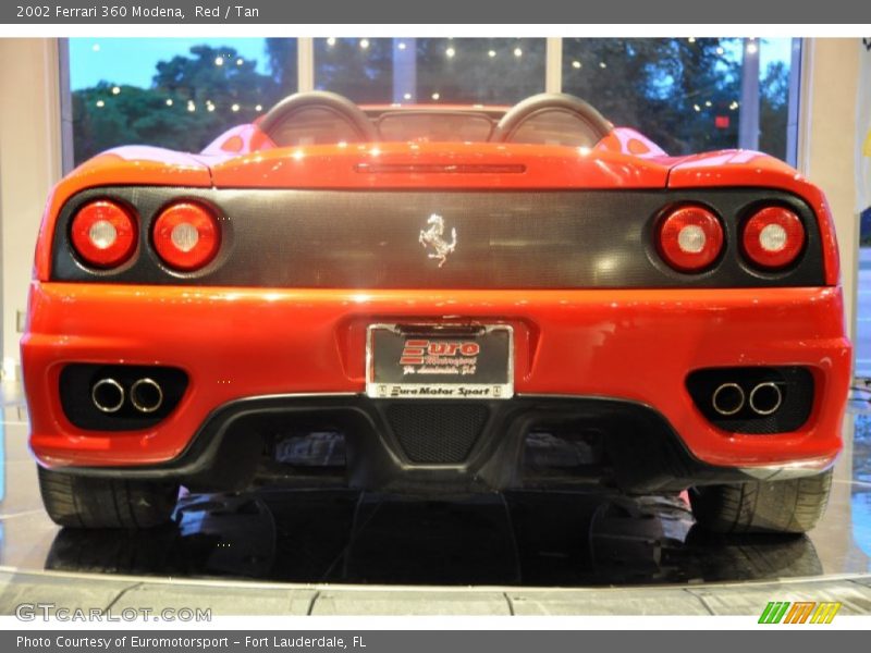 Red / Tan 2002 Ferrari 360 Modena