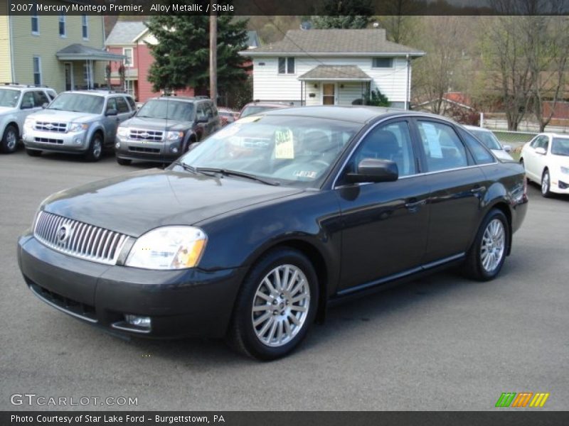 Alloy Metallic / Shale 2007 Mercury Montego Premier