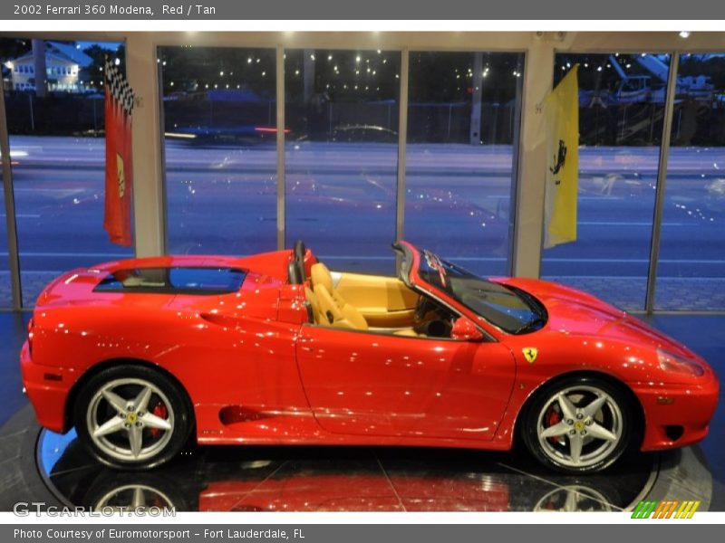 Red / Tan 2002 Ferrari 360 Modena