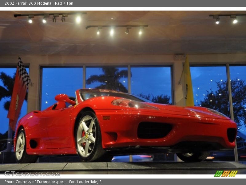 Red / Tan 2002 Ferrari 360 Modena