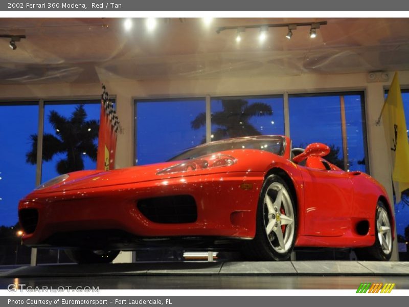 Red / Tan 2002 Ferrari 360 Modena