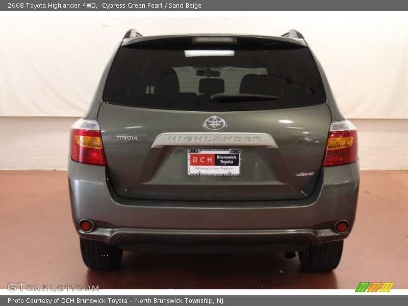 Cypress Green Pearl / Sand Beige 2008 Toyota Highlander 4WD