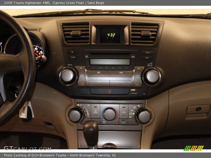 Cypress Green Pearl / Sand Beige 2008 Toyota Highlander 4WD