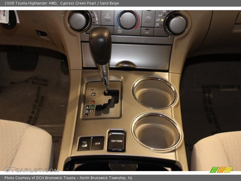  2008 Highlander 4WD 5 Speed Automatic Shifter