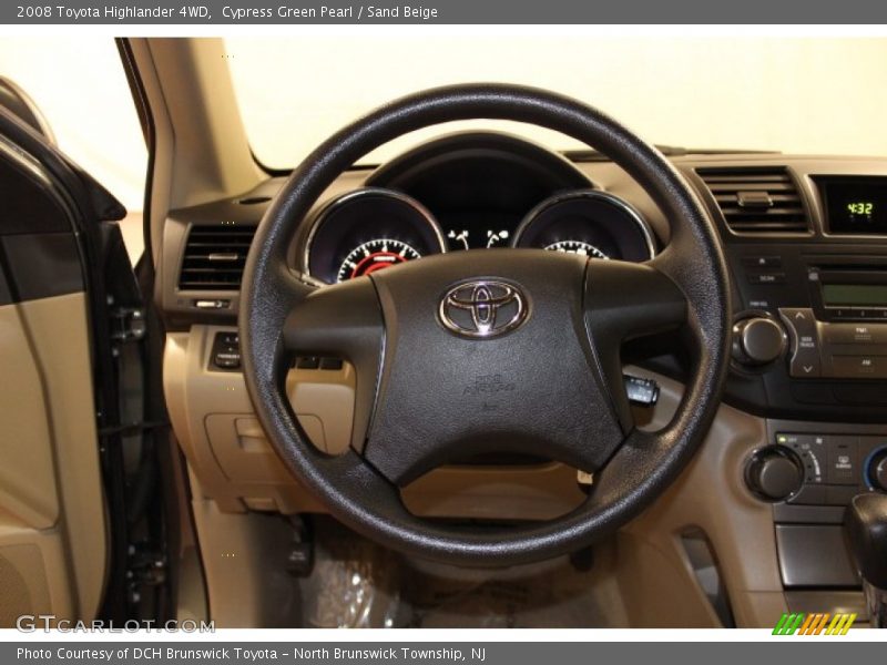  2008 Highlander 4WD Steering Wheel