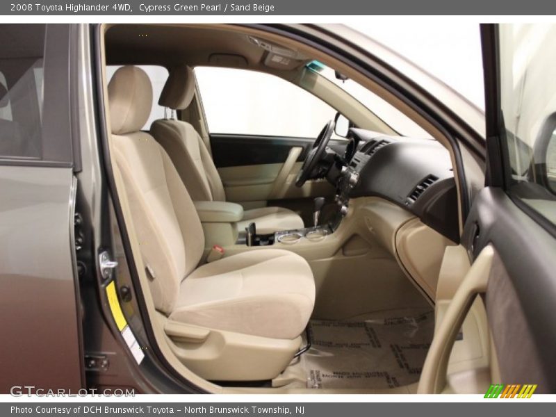 Cypress Green Pearl / Sand Beige 2008 Toyota Highlander 4WD