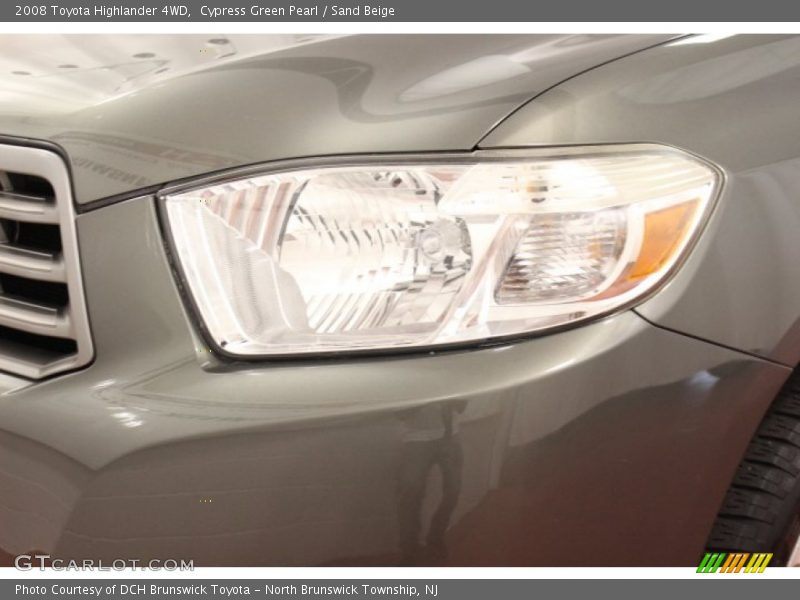 Cypress Green Pearl / Sand Beige 2008 Toyota Highlander 4WD