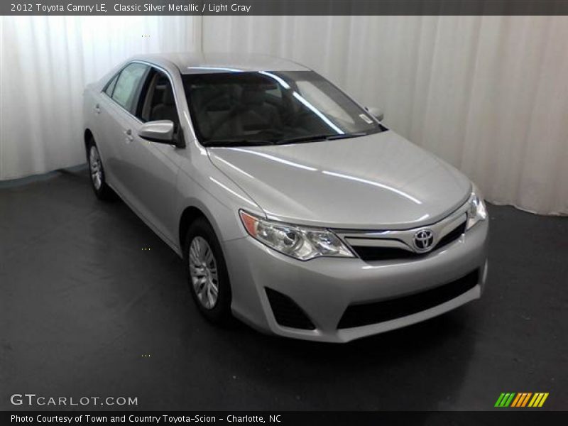 Classic Silver Metallic / Light Gray 2012 Toyota Camry LE