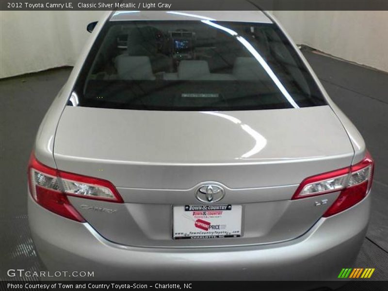 Classic Silver Metallic / Light Gray 2012 Toyota Camry LE