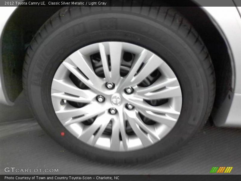 Classic Silver Metallic / Light Gray 2012 Toyota Camry LE