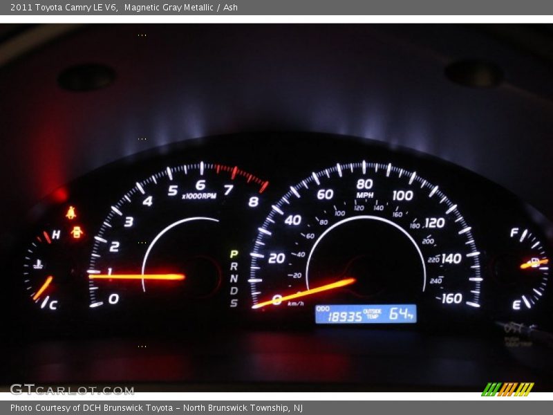 Magnetic Gray Metallic / Ash 2011 Toyota Camry LE V6