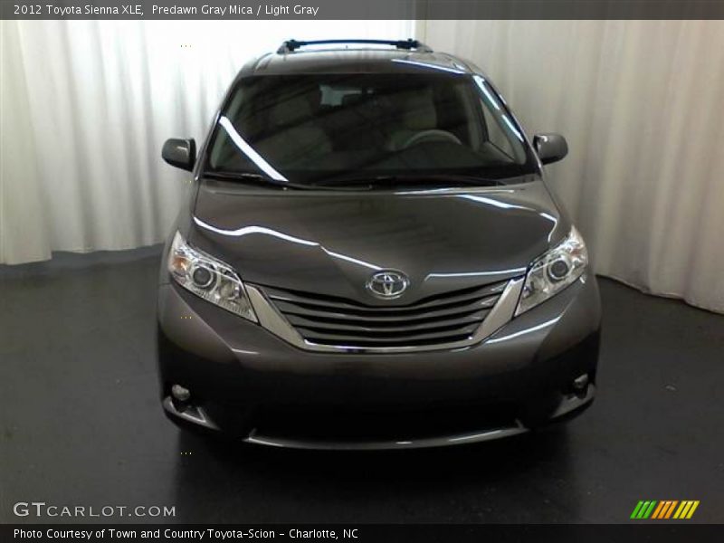 Predawn Gray Mica / Light Gray 2012 Toyota Sienna XLE