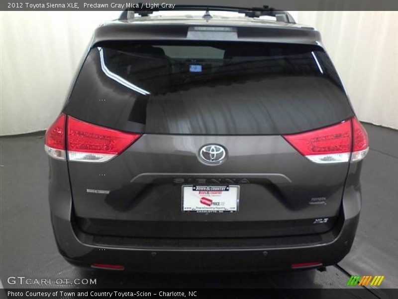 Predawn Gray Mica / Light Gray 2012 Toyota Sienna XLE
