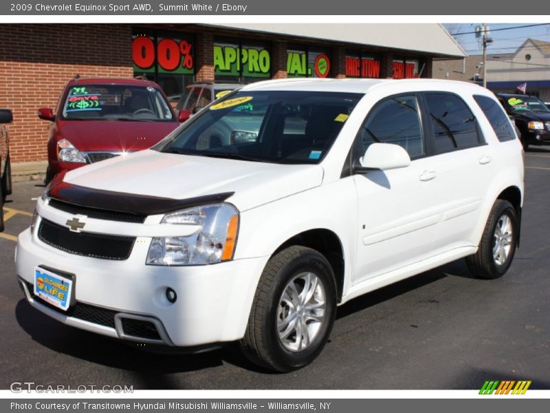 Summit White / Ebony 2009 Chevrolet Equinox Sport AWD