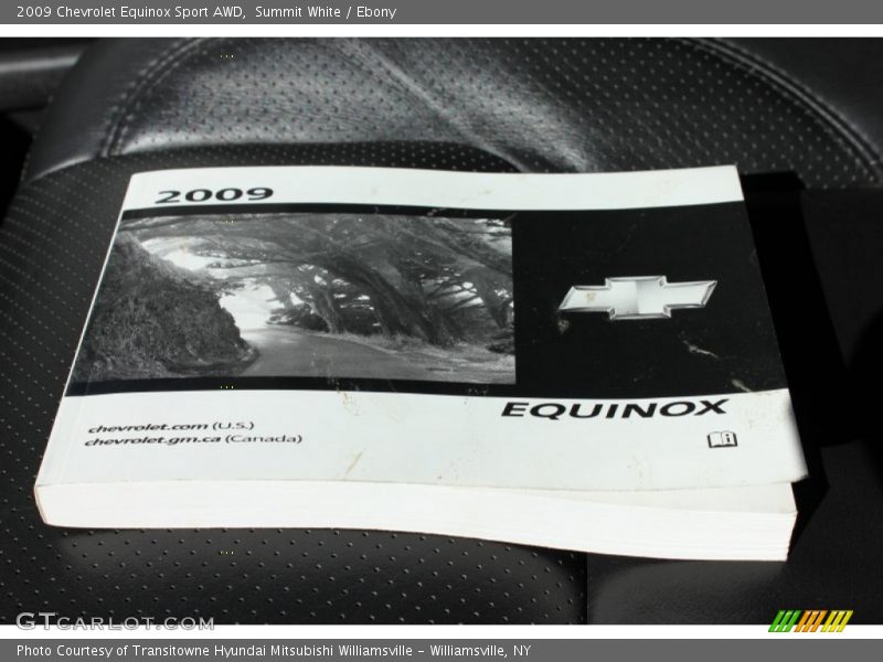 Summit White / Ebony 2009 Chevrolet Equinox Sport AWD