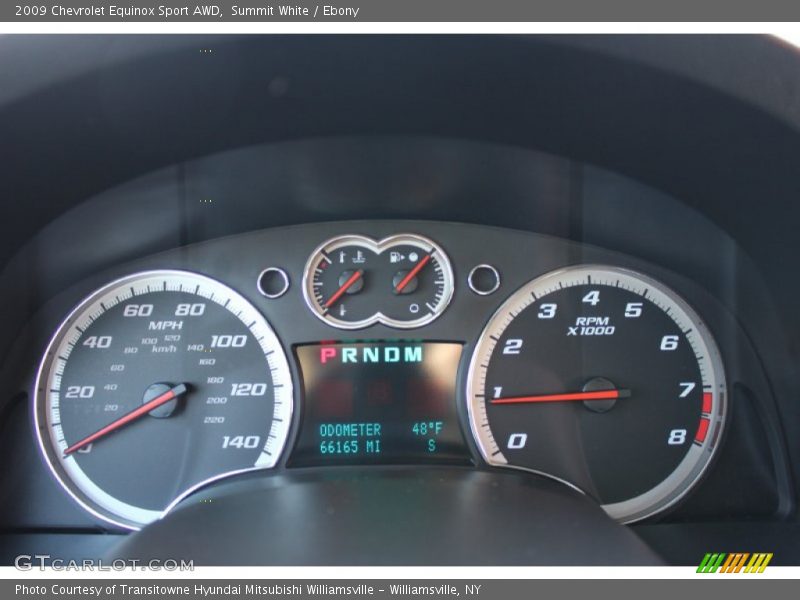 Summit White / Ebony 2009 Chevrolet Equinox Sport AWD