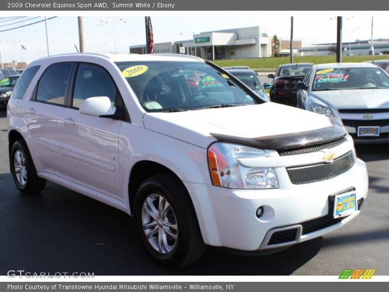Summit White / Ebony 2009 Chevrolet Equinox Sport AWD
