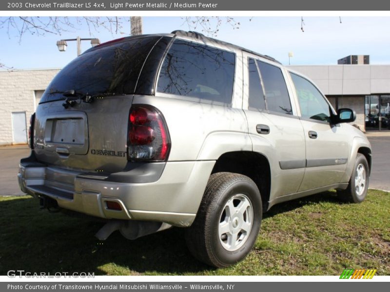 Light Pewter Metallic / Medium Pewter 2003 Chevrolet TrailBlazer LS 4x4