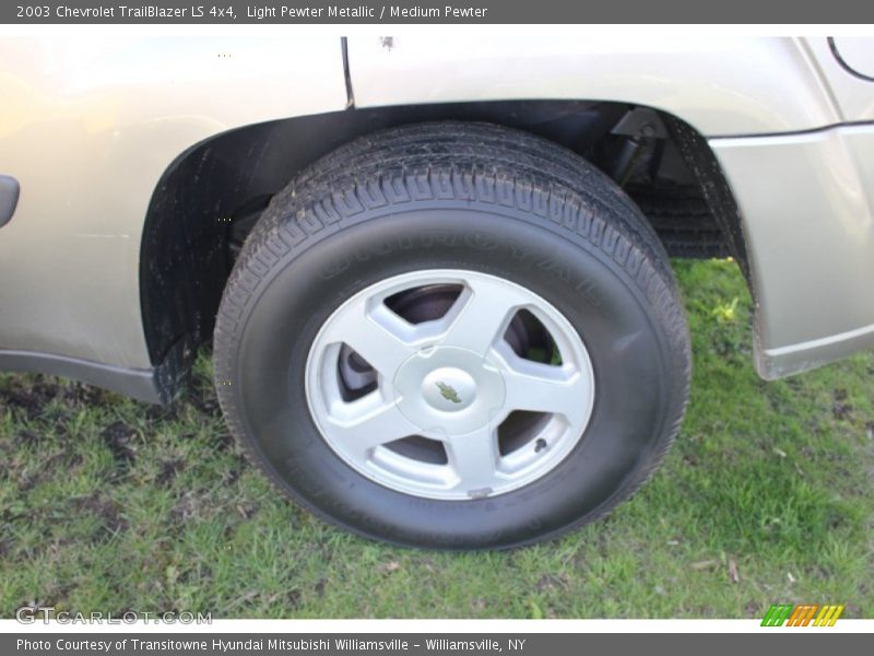 Light Pewter Metallic / Medium Pewter 2003 Chevrolet TrailBlazer LS 4x4