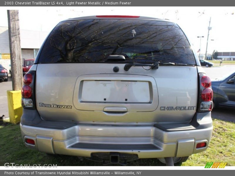 Light Pewter Metallic / Medium Pewter 2003 Chevrolet TrailBlazer LS 4x4