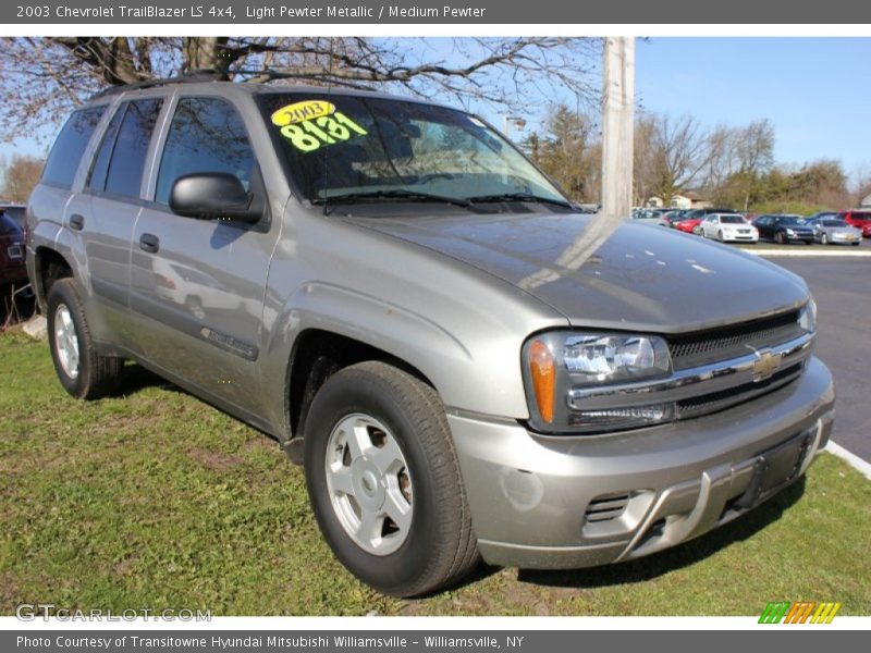Light Pewter Metallic / Medium Pewter 2003 Chevrolet TrailBlazer LS 4x4