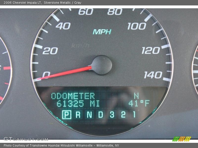 Silverstone Metallic / Gray 2006 Chevrolet Impala LT