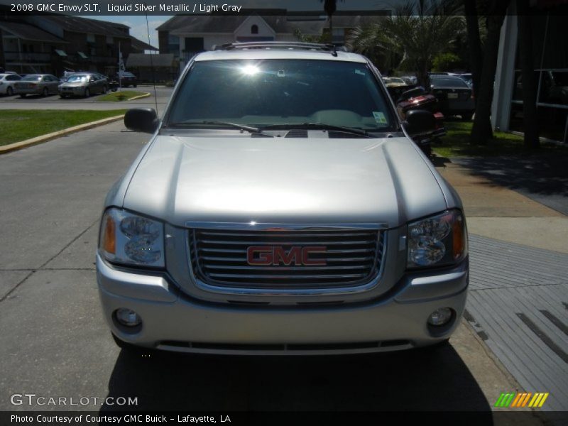 Liquid Silver Metallic / Light Gray 2008 GMC Envoy SLT