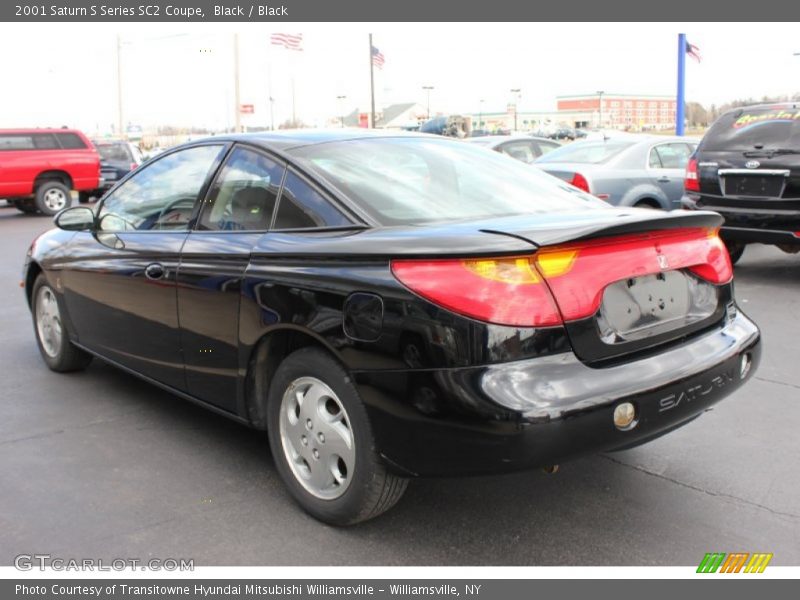 Black / Black 2001 Saturn S Series SC2 Coupe