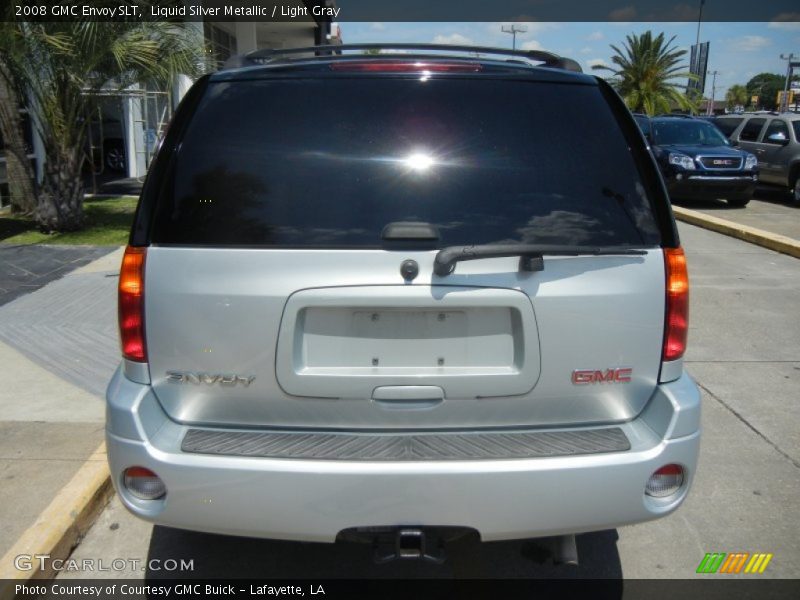 Liquid Silver Metallic / Light Gray 2008 GMC Envoy SLT